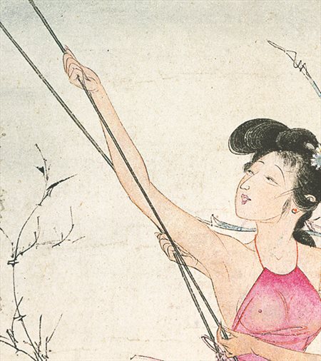 固阳-胡也佛的仕女画和最知名的金瓶梅秘戏图